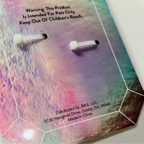 Coco Lane Couture Dog Collar & Leash Set Mint Green w/ Silver Glitter Size Small - Picture 6 of 12